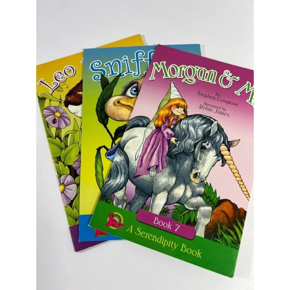 Set of 3 Serendipity Books Morgan & Me Sniffles Leo the Lop